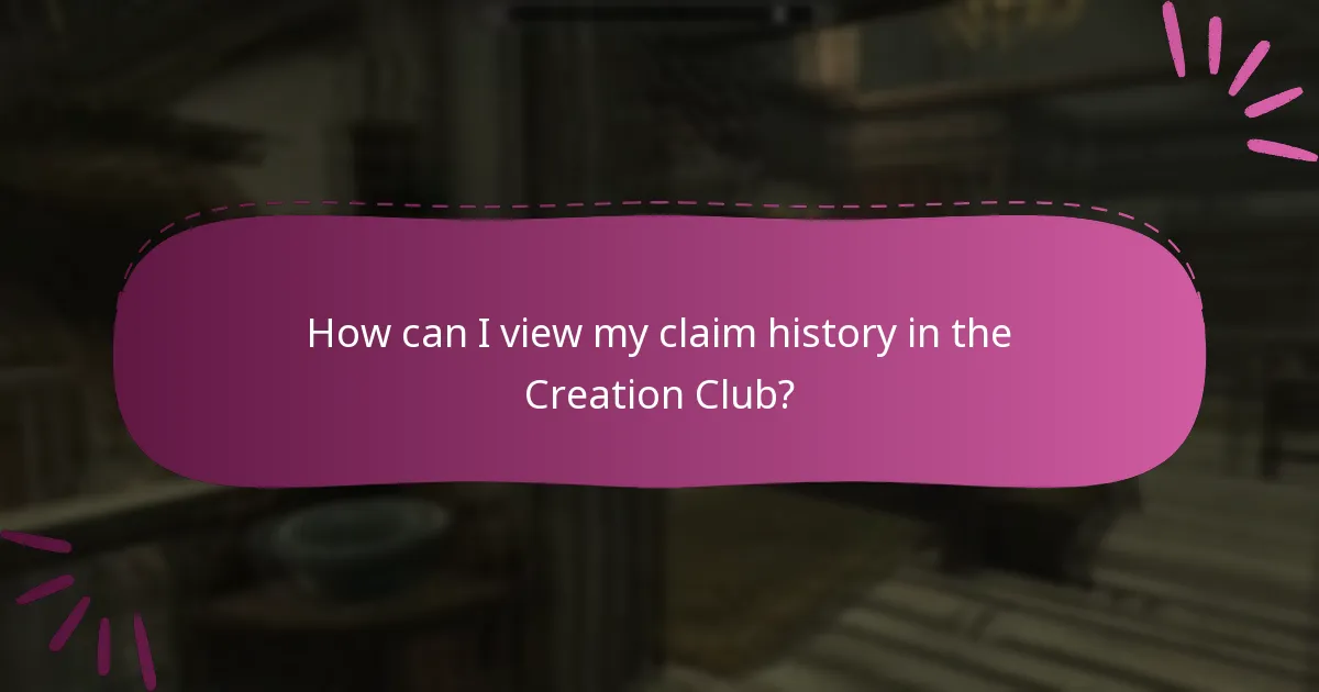 How do I track my purchases in the Creation Club?