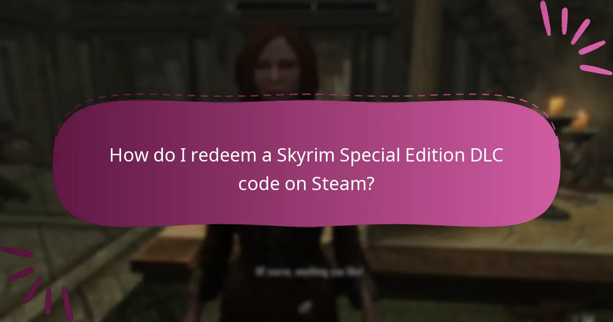 What are the verification steps after redeeming a DLC code?