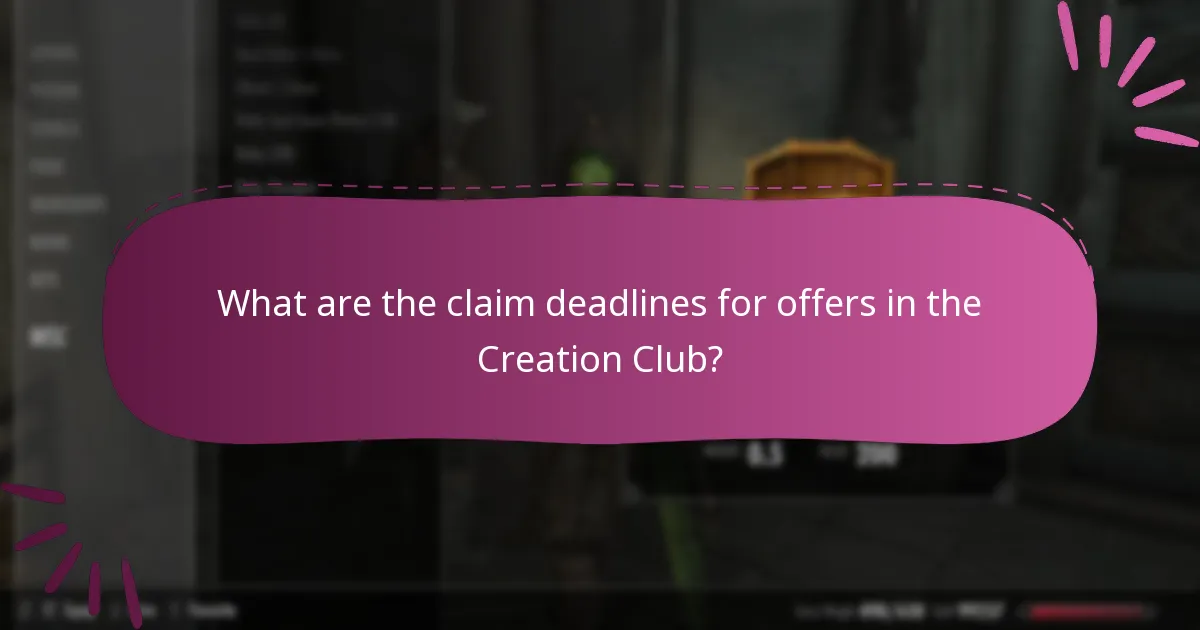 What are the current seasonal offers in the Creation Club?