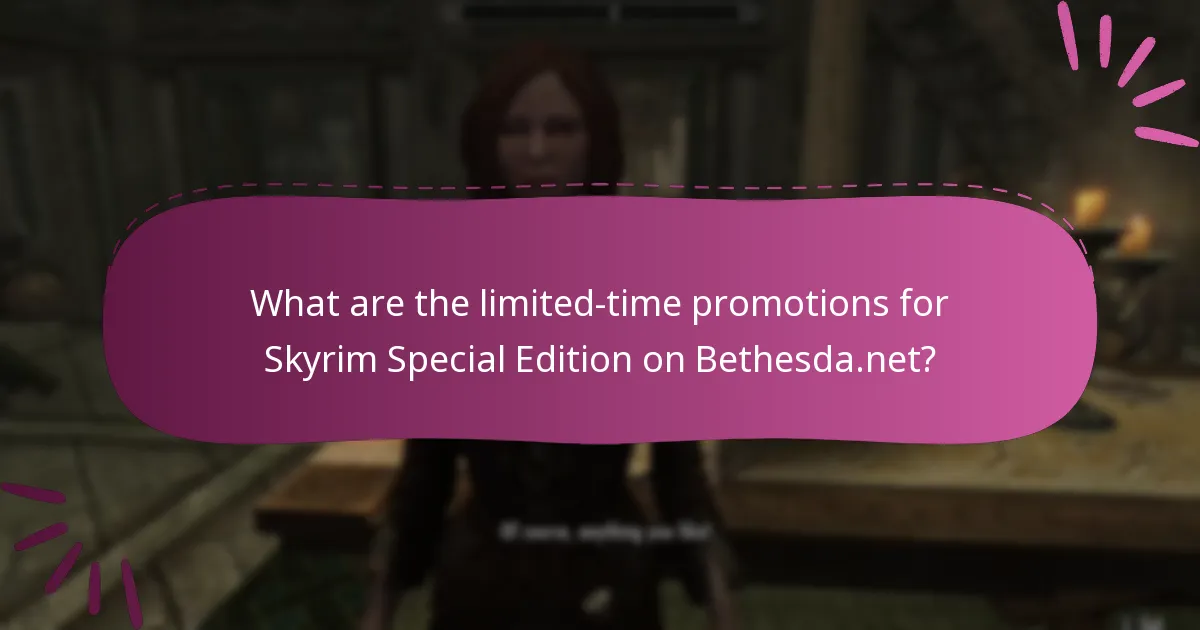 What are the benefits of participating in Skyrim Special Edition promotions?